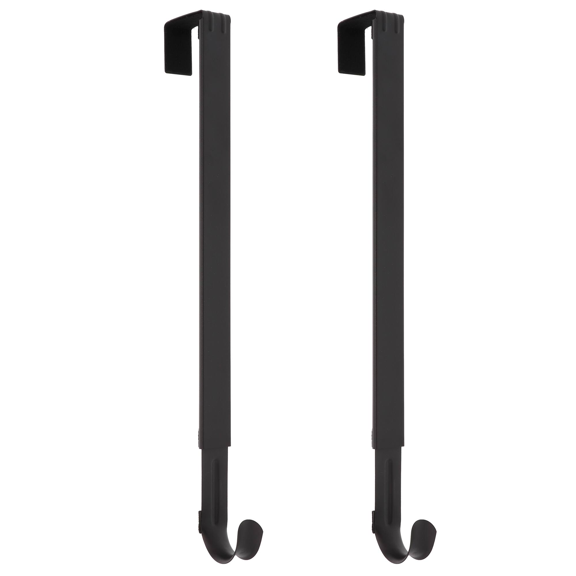 Haute Decor Adapt™ Matte Black Adjustable Wreath Hanger, 2ct.